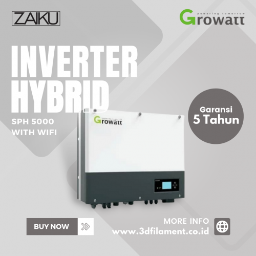 Solar Panel Growatt Inverter Hybrid Dual MPPT SPH 5000 WIFI